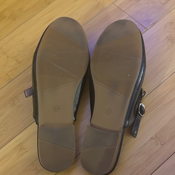 Chic Black Double-Strap Women's Mules - Picture 3 of 3